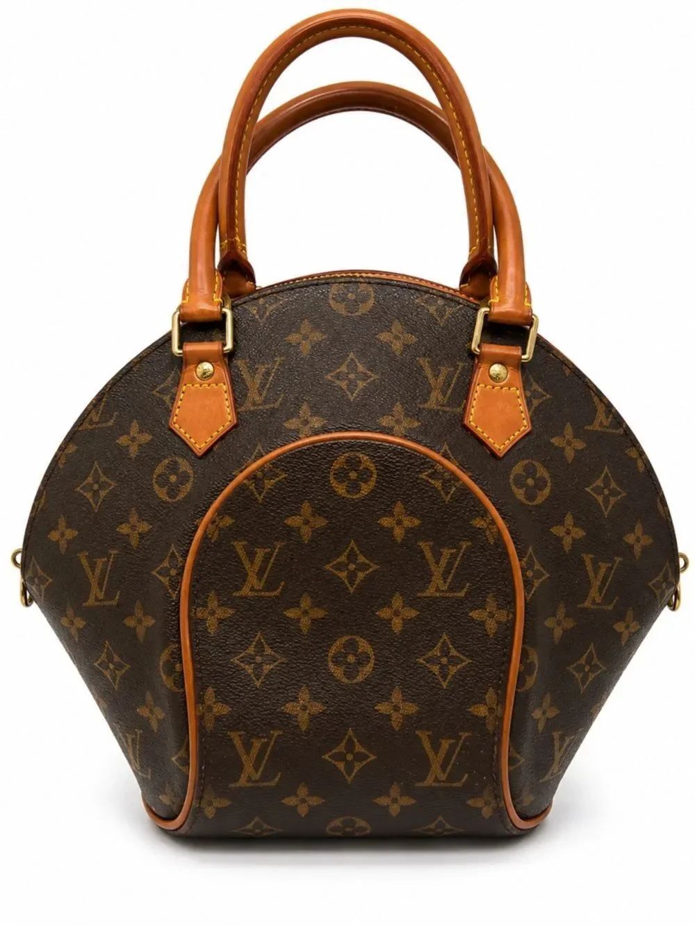 Louis Vuitton Ellipse Satchel PM Brown Leather/Canvas